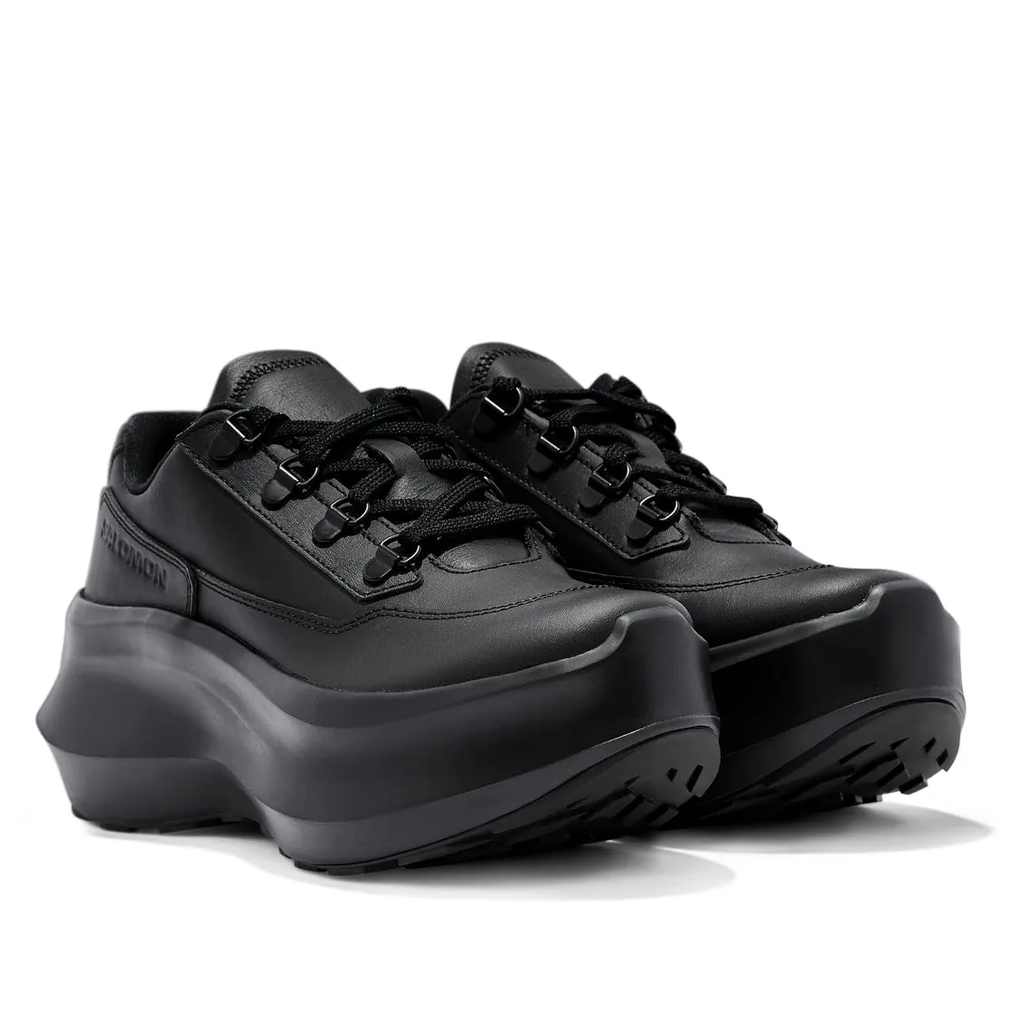 Comme des Garçons x Salomon SR811 Leather Platform (Black)