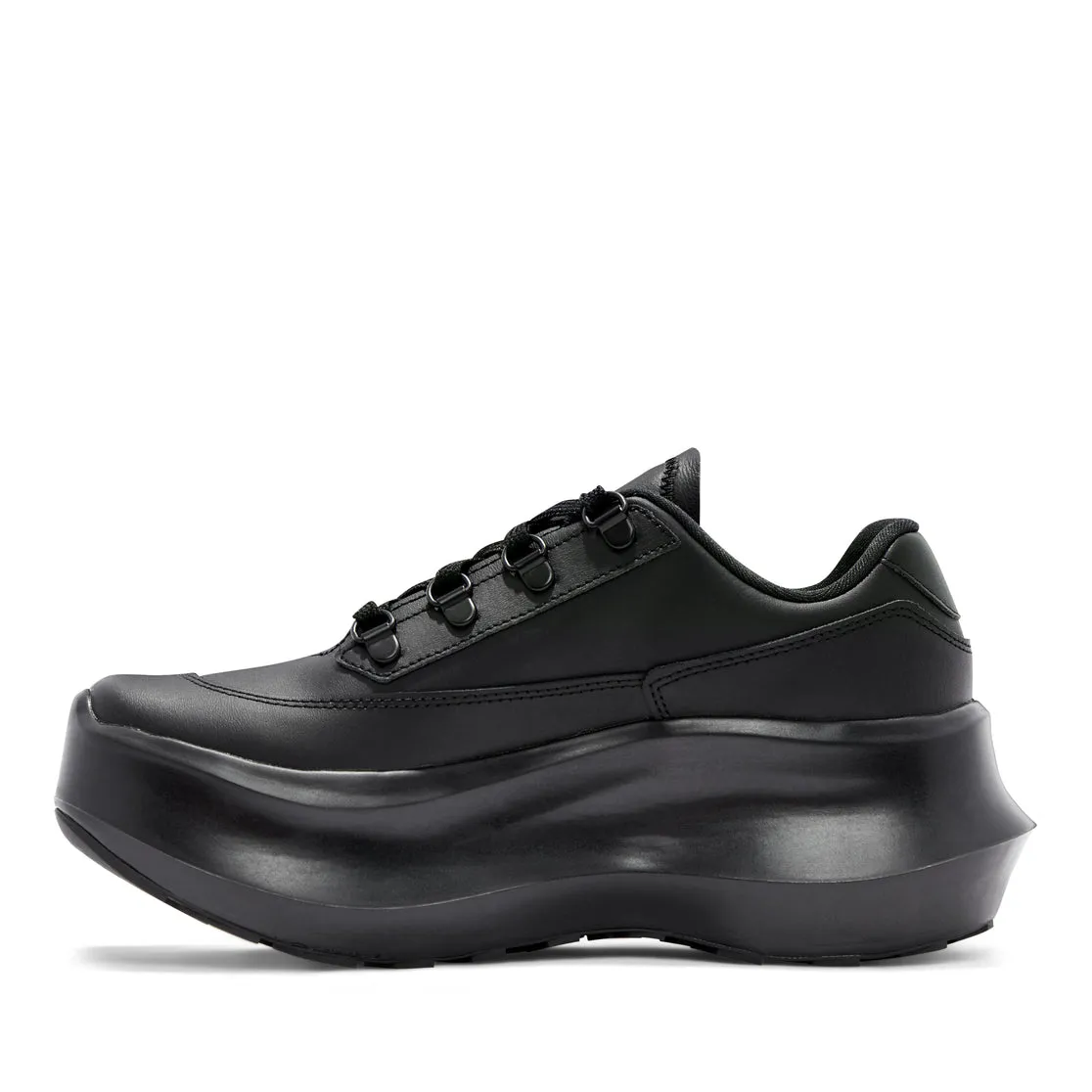 Comme des Garçons x Salomon SR811 Leather Platform (Black)