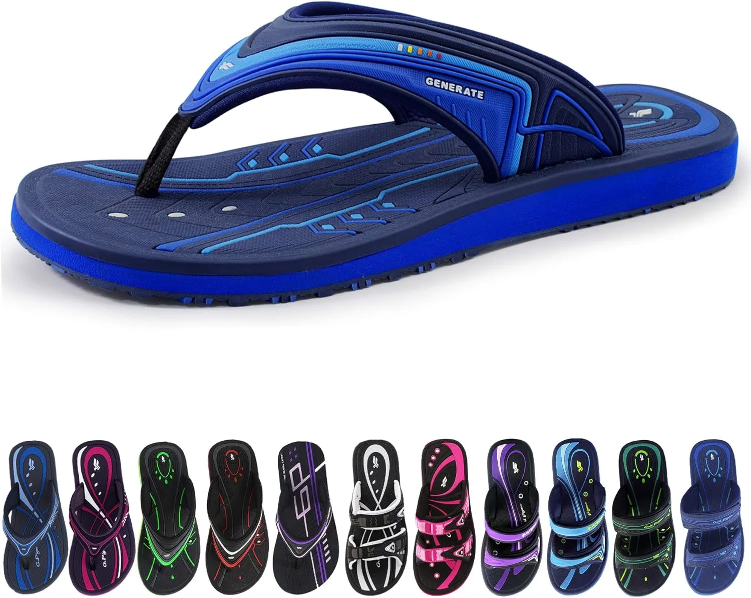 Gold Pigeon CLASSIC Unisex Slides, Flip-flops & Sandals