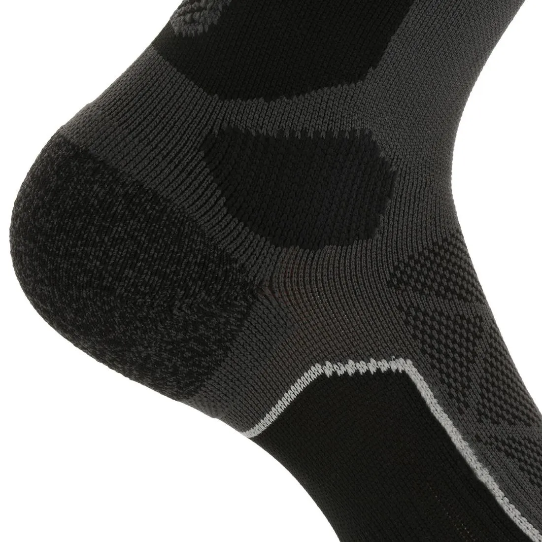 High-Top Walking Socks - 2 Pairs - Grey