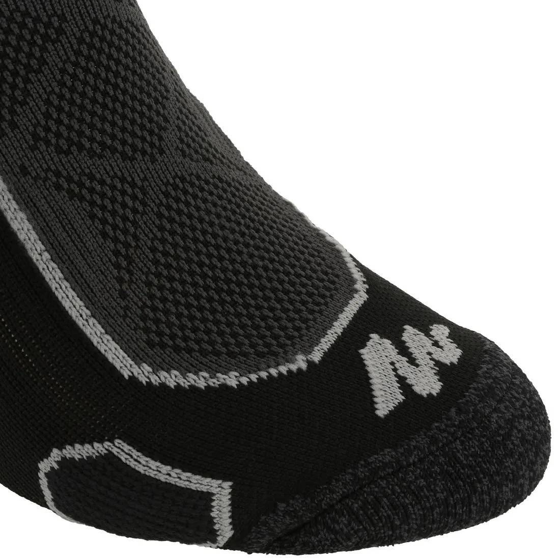 High-Top Walking Socks - 2 Pairs - Grey