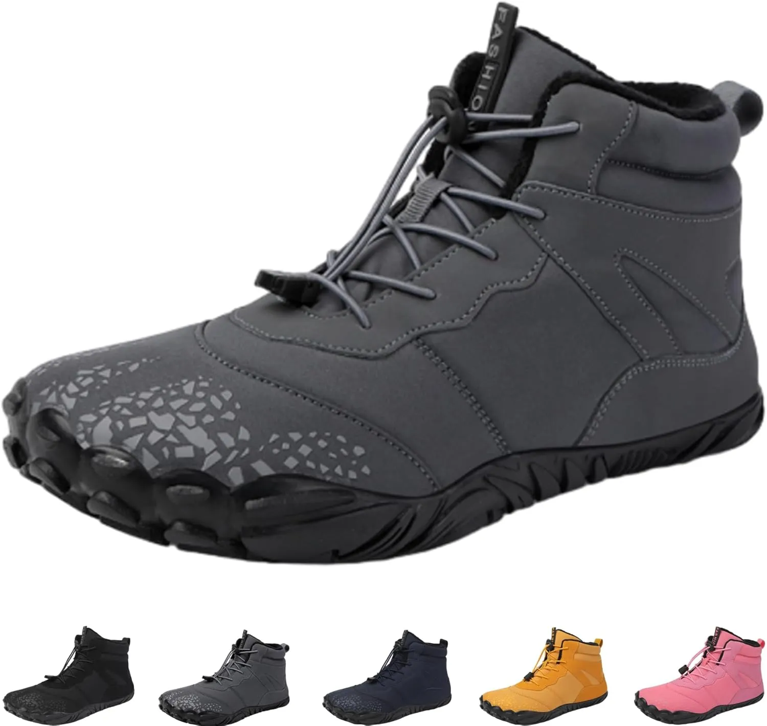 Hike Winter Footwear Barefoot Shoes Womens, Waterproof Hiking Boots, Wide Wide Toe Box Walking Shoes Men