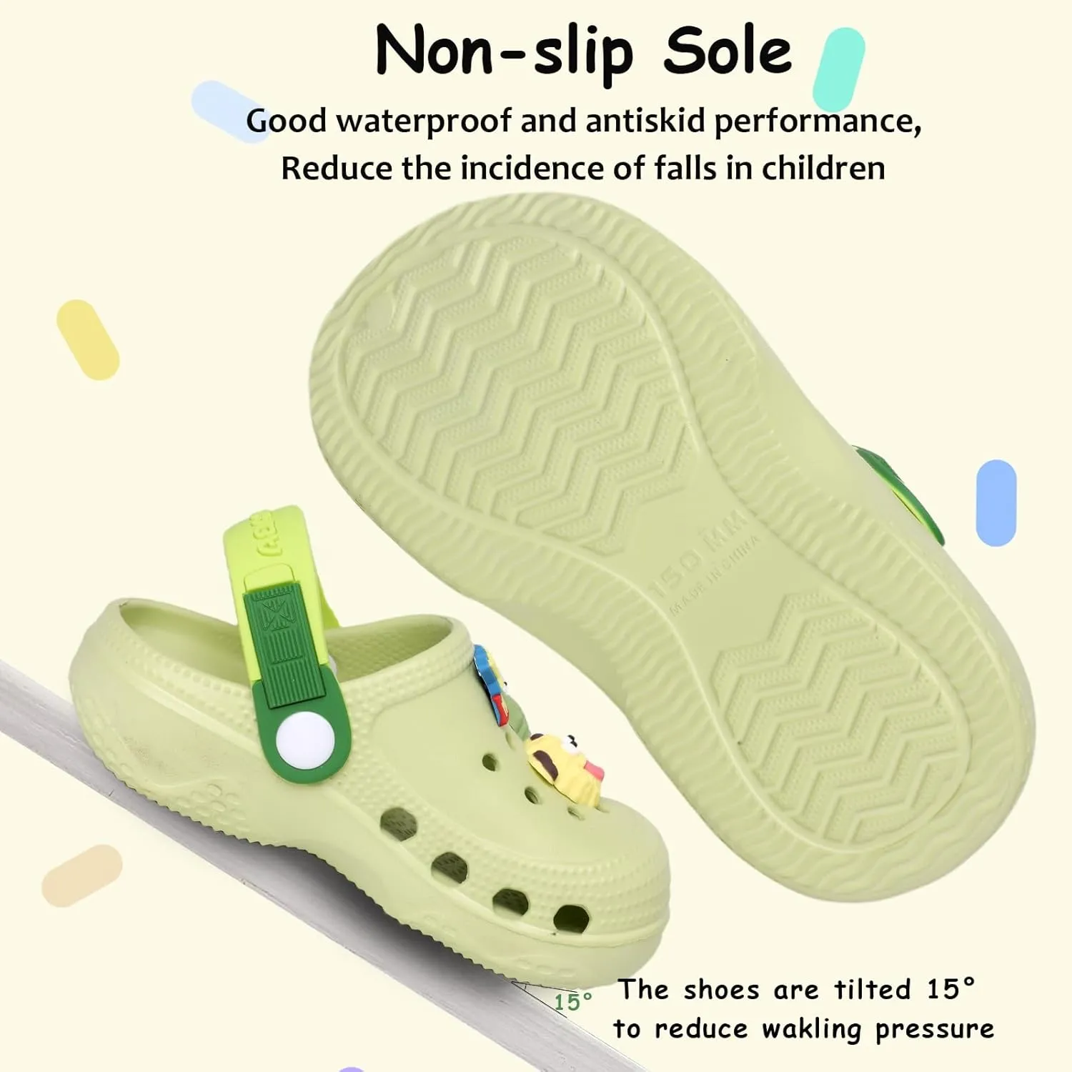 Kids Girls Boys Clogs Garden Shoes Toddler Slides Sandals Children Water Shower Beach Pool Slippers Indoor Outdoor Slip On Cute Water Slipper Shoes(Toddler/Little Kids)