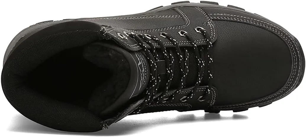 Men's Outdoor Athletic Boots Hiking Boots Trekking Shoes Fashion High-Top Tooling Boots Men's Snow Boots Plush Cotton Shoes