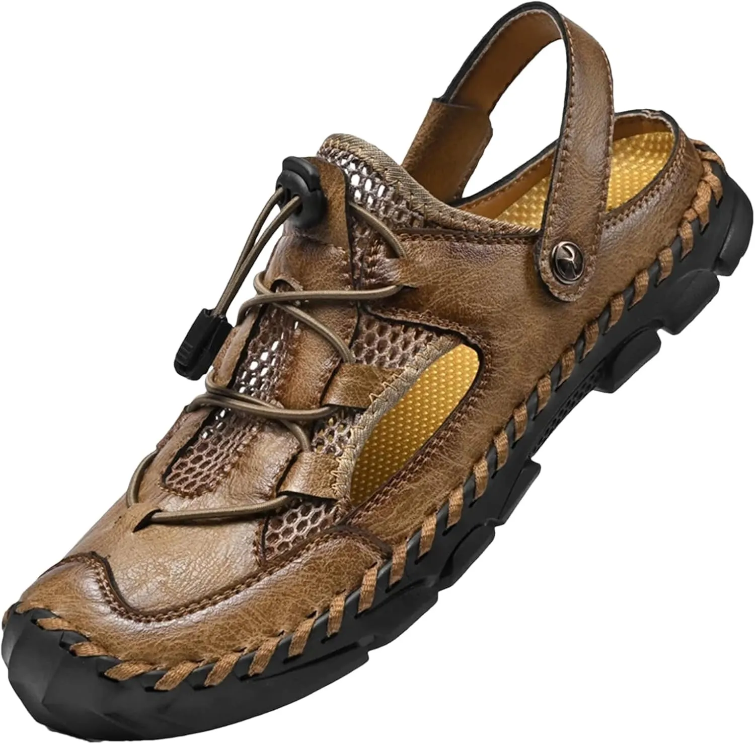 Men's Roman Sandals, Rubber Sole Water Trekking Shoes
