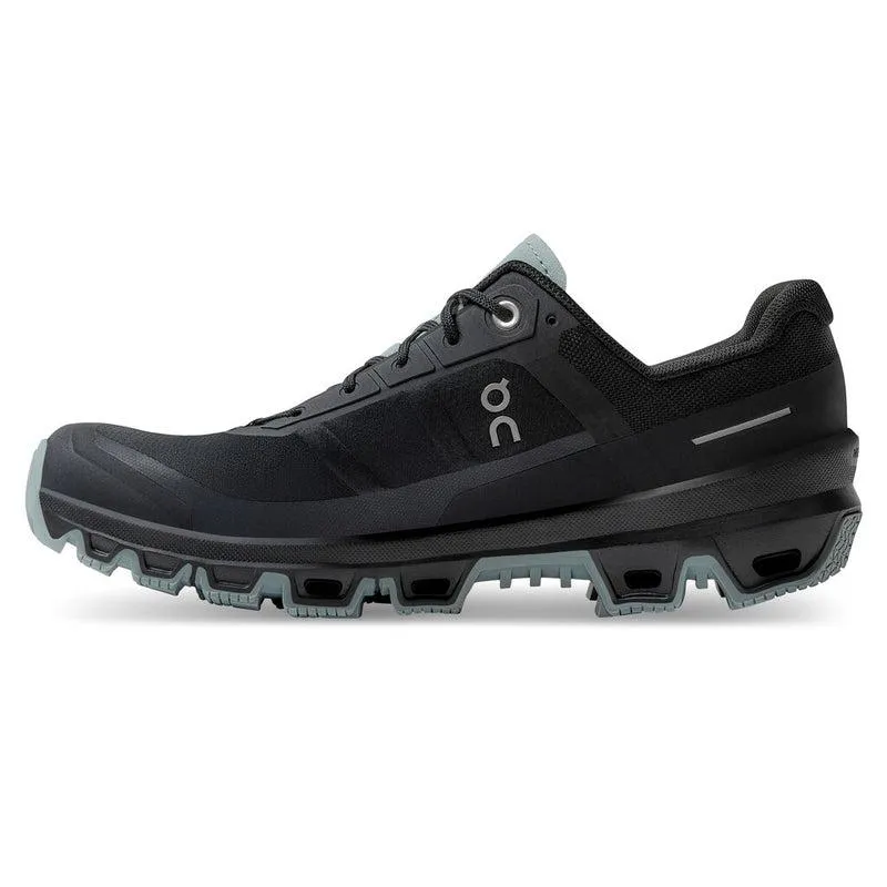 ON Women's CloudVenture 3 Trail Running Shoes-Black/Cobalt