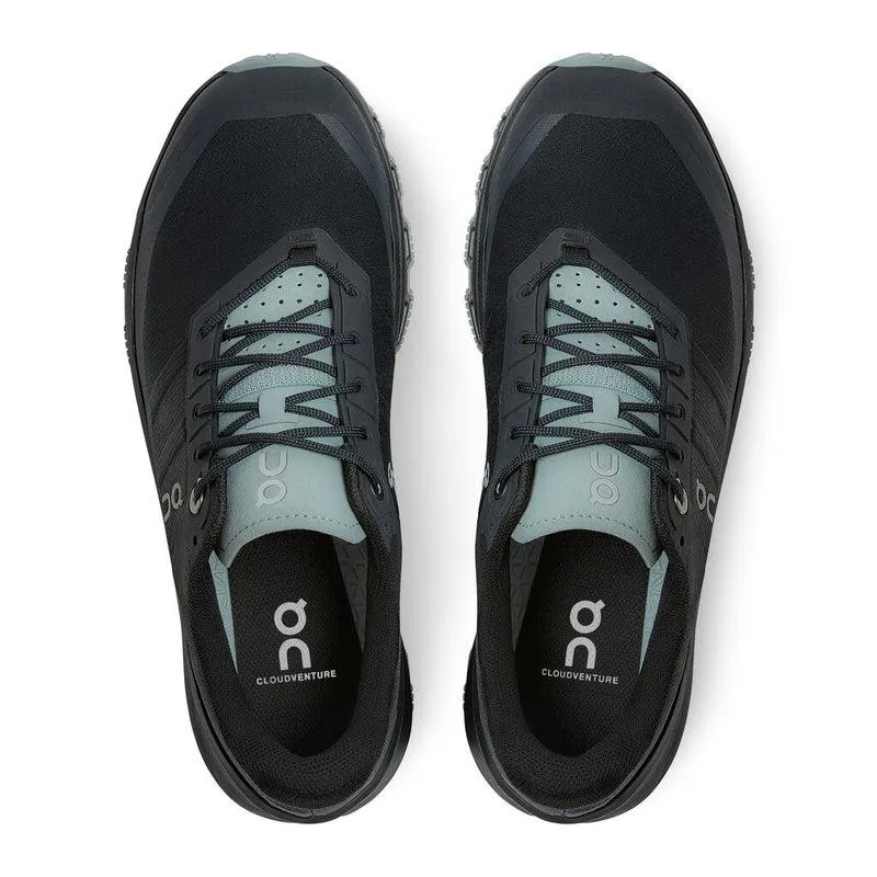 ON Women's CloudVenture 3 Trail Running Shoes-Black/Cobalt