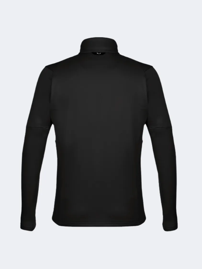 Salewa Puez Polarlite Half Zip Men Fleece Black