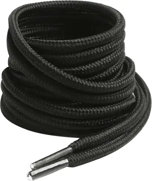 VSUDO 2 Pairs Round Boot Laces, 5/32" Outdoor Work & Hiking Shoe Laces for Boots