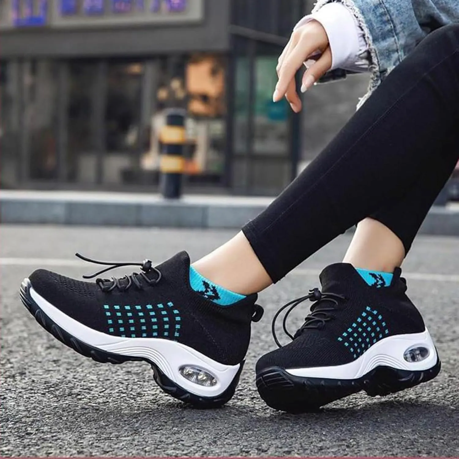 ZDLJYL Women's Walking Shoes Slip-On Sneakers Mesh Work Shoes Orthopedic Comfort Wear Shoes for Women with Arch Support